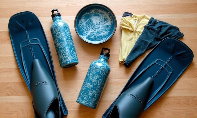 Équipement de plongée durable et produits marins